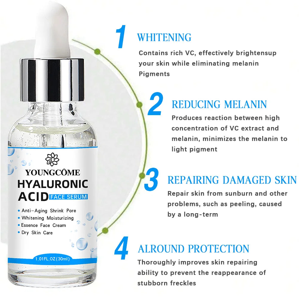 Hyaluronic Acid Facial Essence Deep Moisturizing Shrink Pores Tighten The Skin Facial Skin Essence Korean Skin Care Products Peaceful Pleasures Health and Wellness