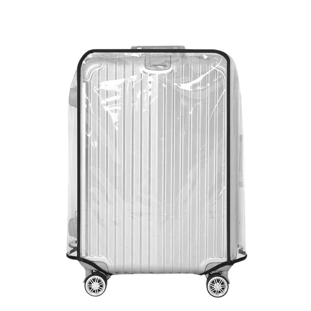 Clear PVC Suitcase Cover Protector 18–30 Inch Peaceful Pleasures Health and Wellness