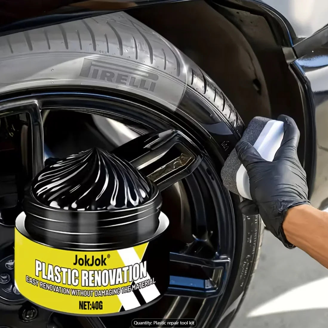 Plastic Refurbishing Paste – Tyres, Bumpers & Dashboard