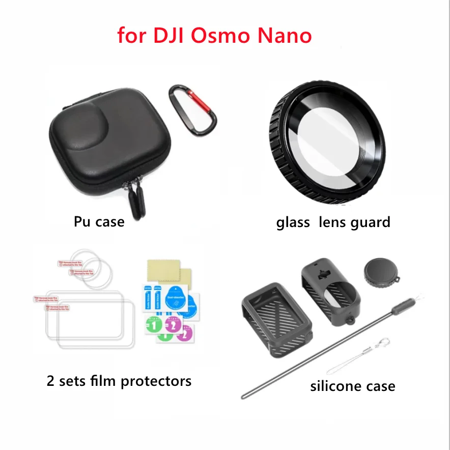 DJI OSMO Nano Accessories Kit – Metal Frame, Filters & Case