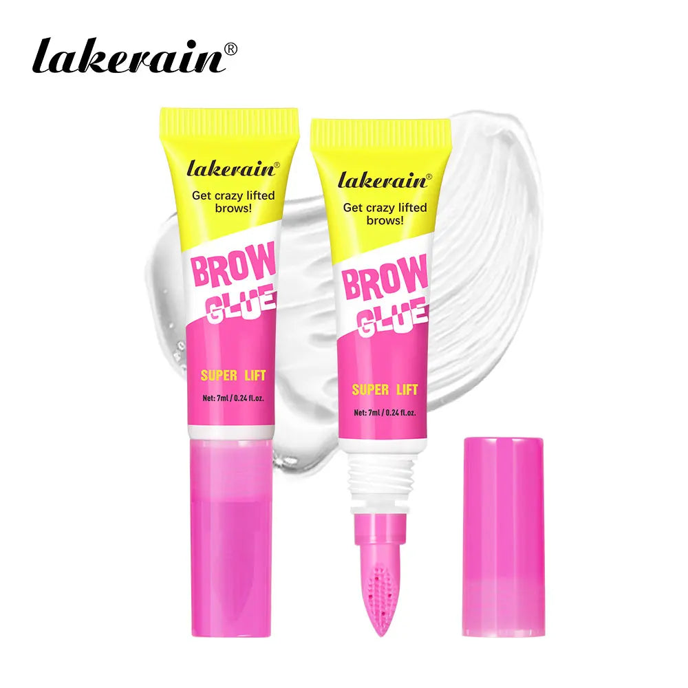Clear Brow Lamination Gel with Styling Comb – Strong Hold
