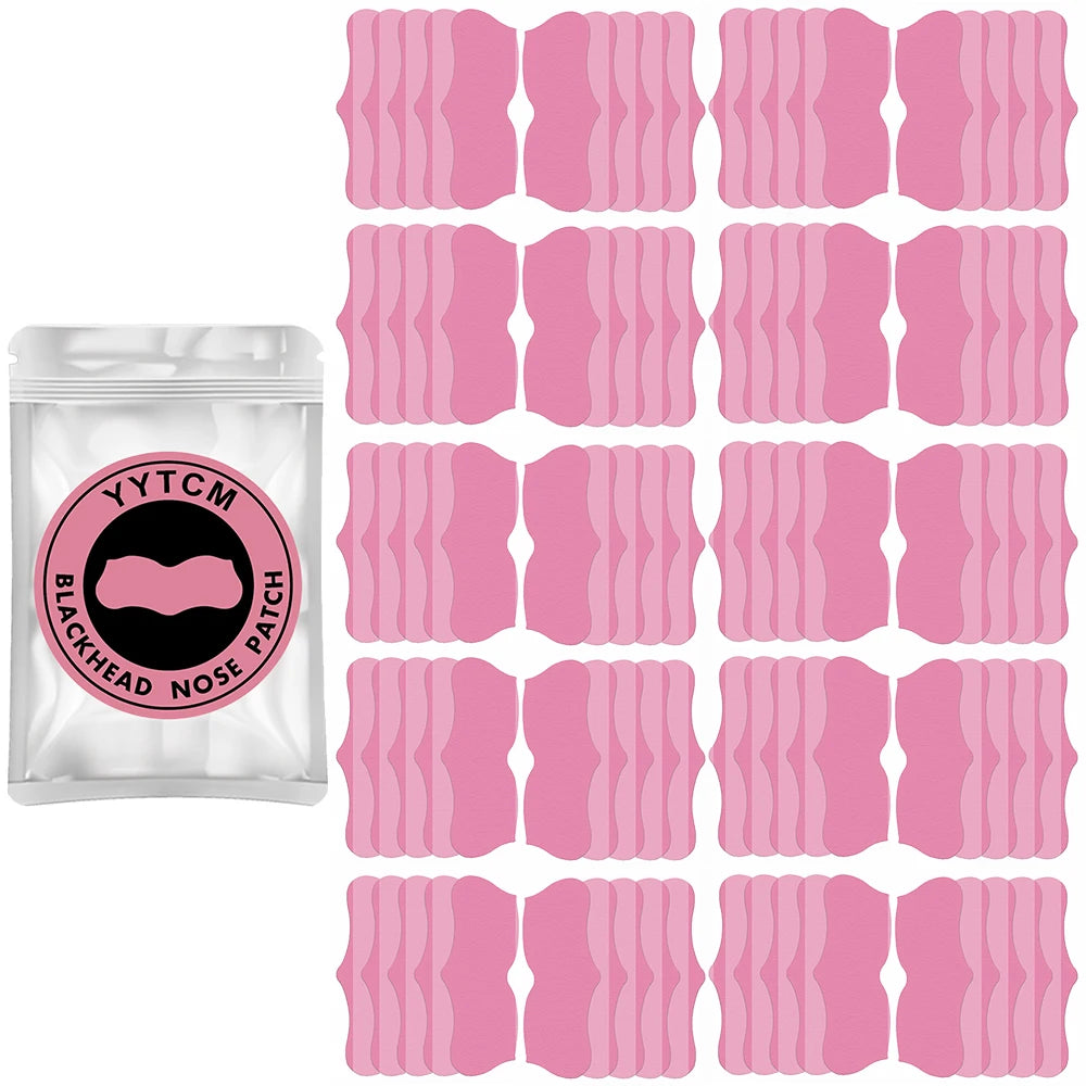 Large Size Black Nose Strips Pink Blackhead Remover Deep Cleansing Pore Strips for Nose Care 5/10/15/20/30/50/100pcs Peaceful Pleasures Health and Wellness 1bag 100pcs