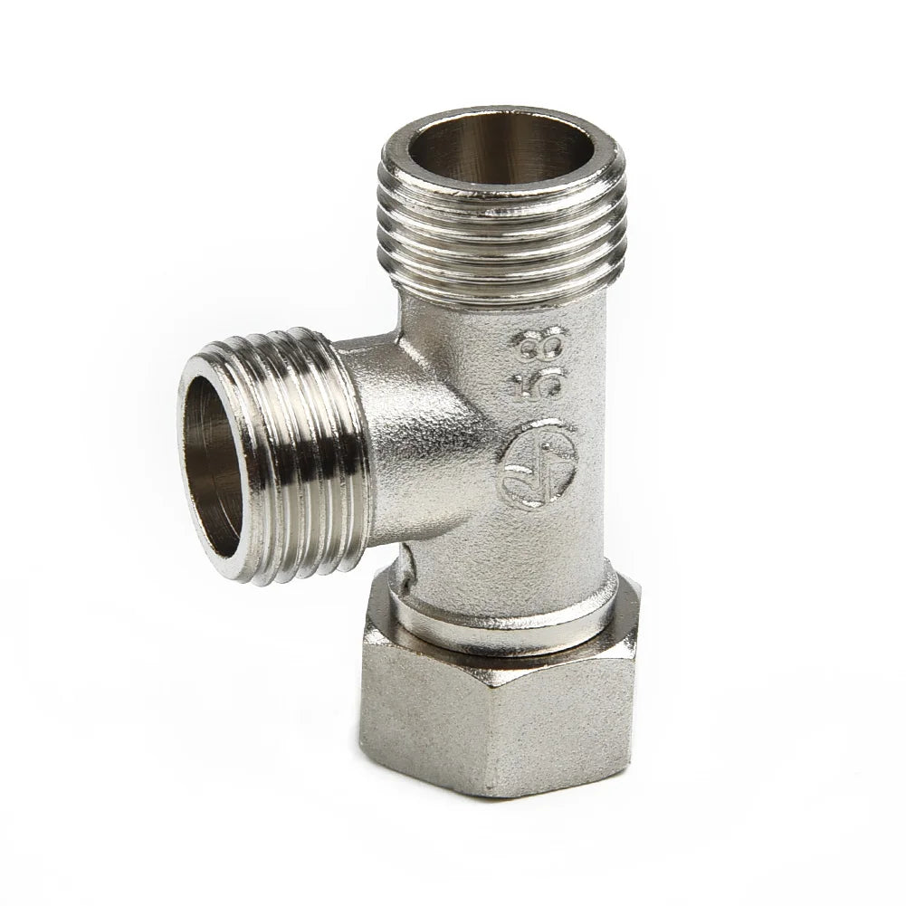 Faucet Adapter Copper G1 2 T-valve Kitchen Sink Splitter Diverter