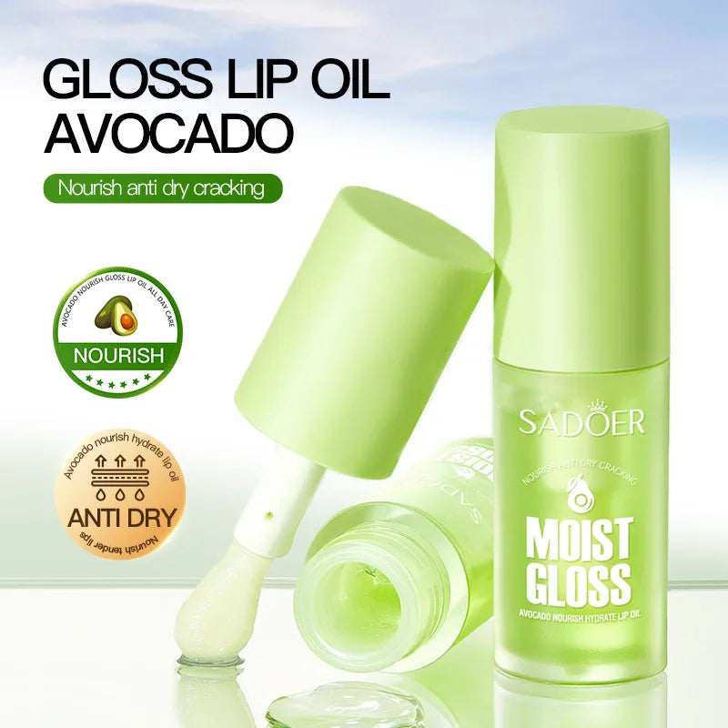 SADOER Fruit Crystal Jelly Lip Oil – Plumping Moisturizing Gloss