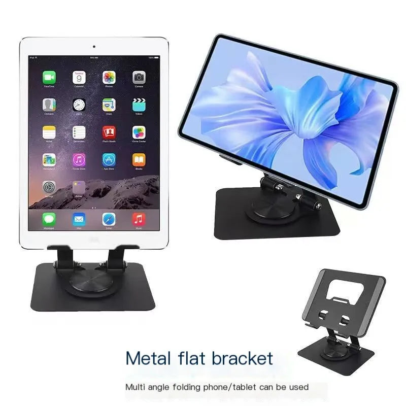 Foldable 360° Rotatable Tablet Stand for iPad, iPhone & Samsung