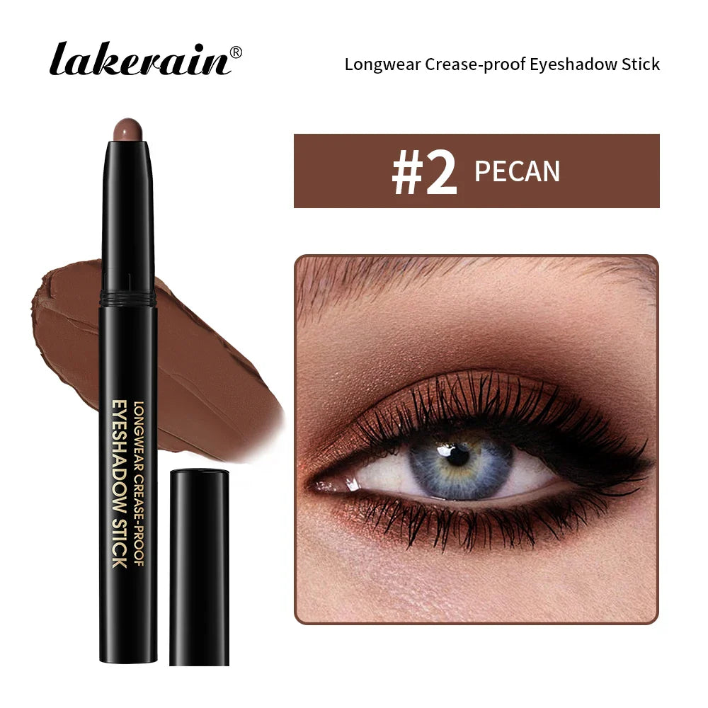 10-Color Longwear Eyeshadow Pencil Stick – Shimmer & Matte