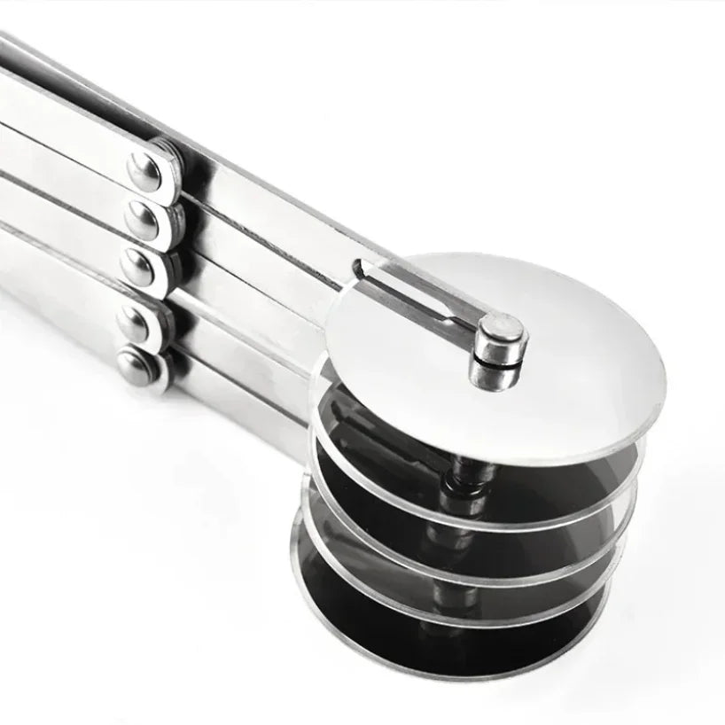 3/5/7 Wheel Dough Divider Cutter | Stainless Steel Pastry Roller