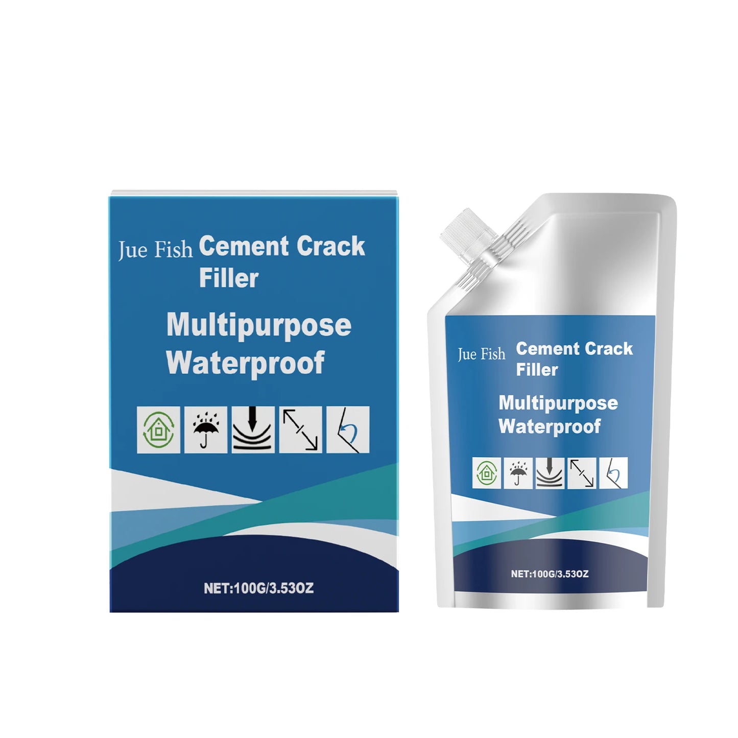 100g Waterproof Caulk Sealant | Wall & Floor Gap Filler