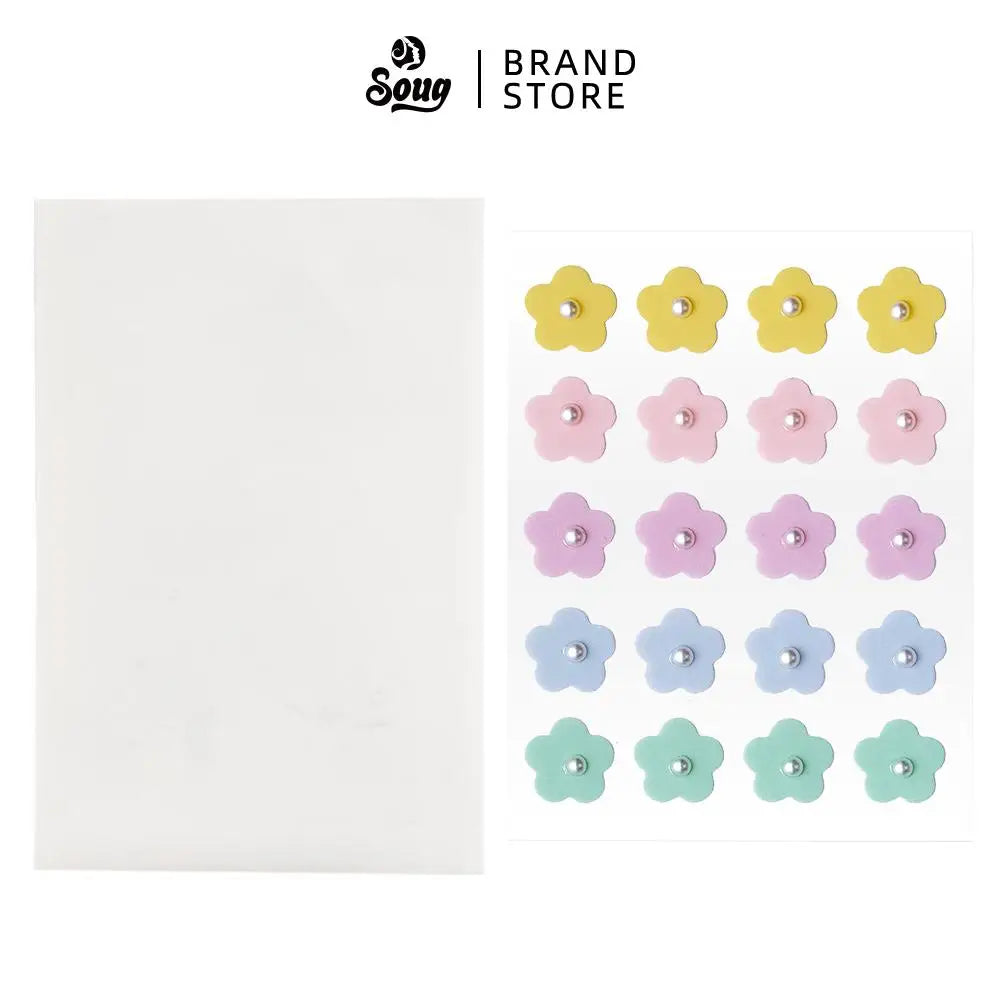 20/60pcs Hydrocolloid Acne Patches Flower Shape Pimple Patch For Face Spot Treatment Stickers For Overnight Makeup Peaceful Pleasures Health and Wellness B