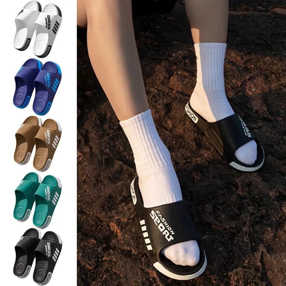 Men's EVA Non-Slip Flip Flops – Thick Sole Summer Slippers
