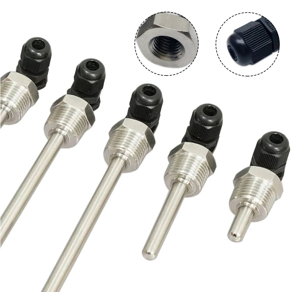 Temperature Sensor Housing 1 2 Teeth Blind Tube Stainless Steel Probe