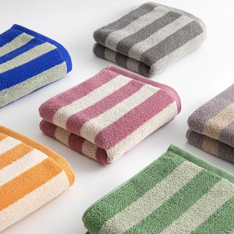 Battilo Plaid 100% Cotton Bath Towel Set – Soft & Absorbent