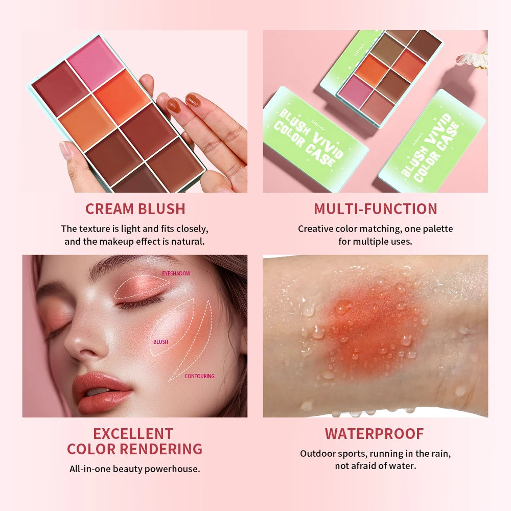 5Pcs Face Makeup Kit Concealer Palette Eyeshadow Palette Highlighter Contour Lip Gloss All In One Makeup Set For Daily & Party Peaceful Pleasures Health and Wellness