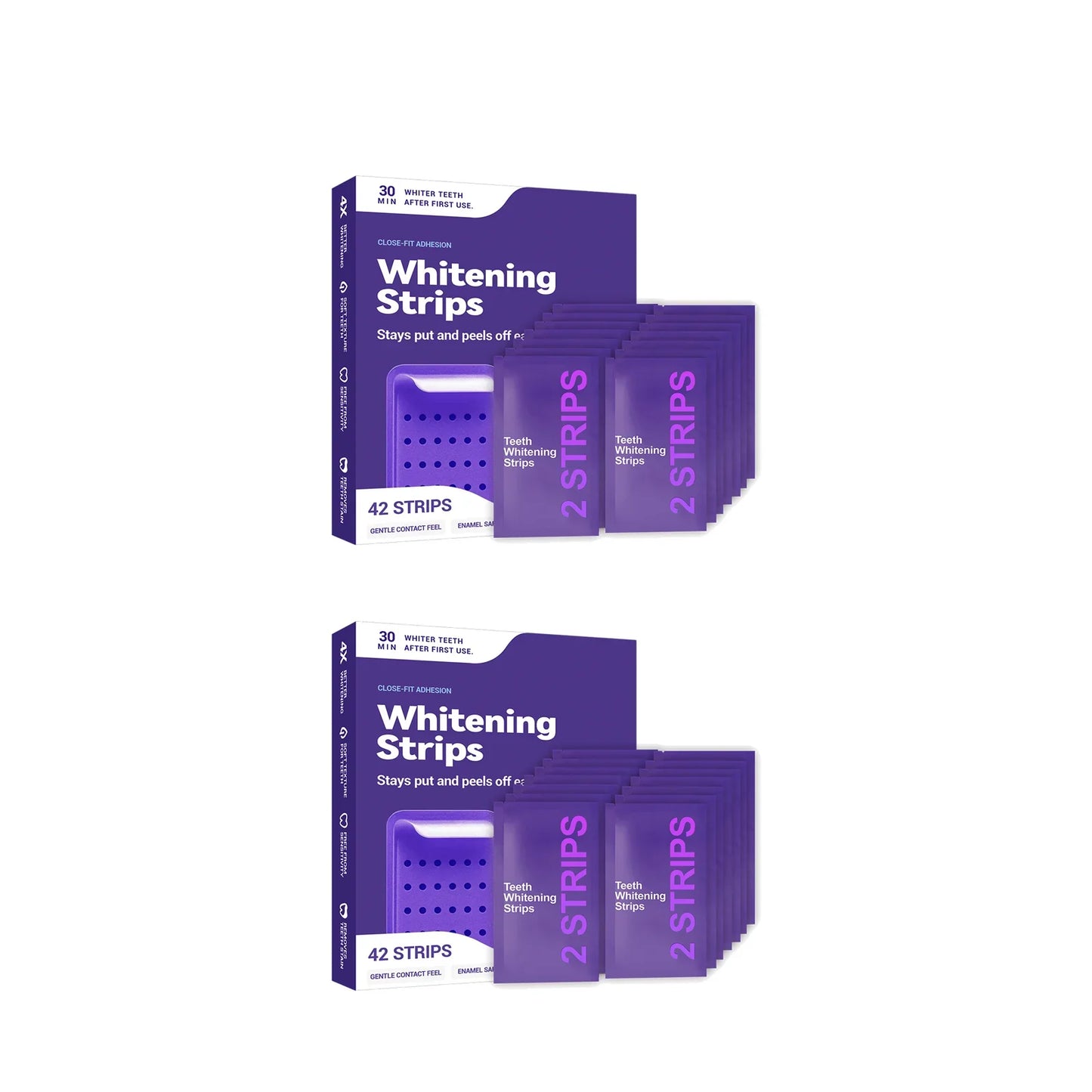 Purple Teeth Whitening Strips | FEIMUKO Bright Smile