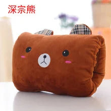 Soft Plush Hand Warmer Pillow – Kids Cartoon Stuffed Animal Cushion