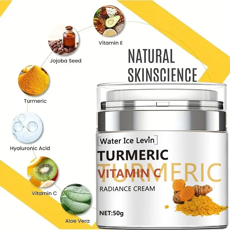 Turmeric Vitamin C Face Cream – Retinol & Hyaluronic Acid