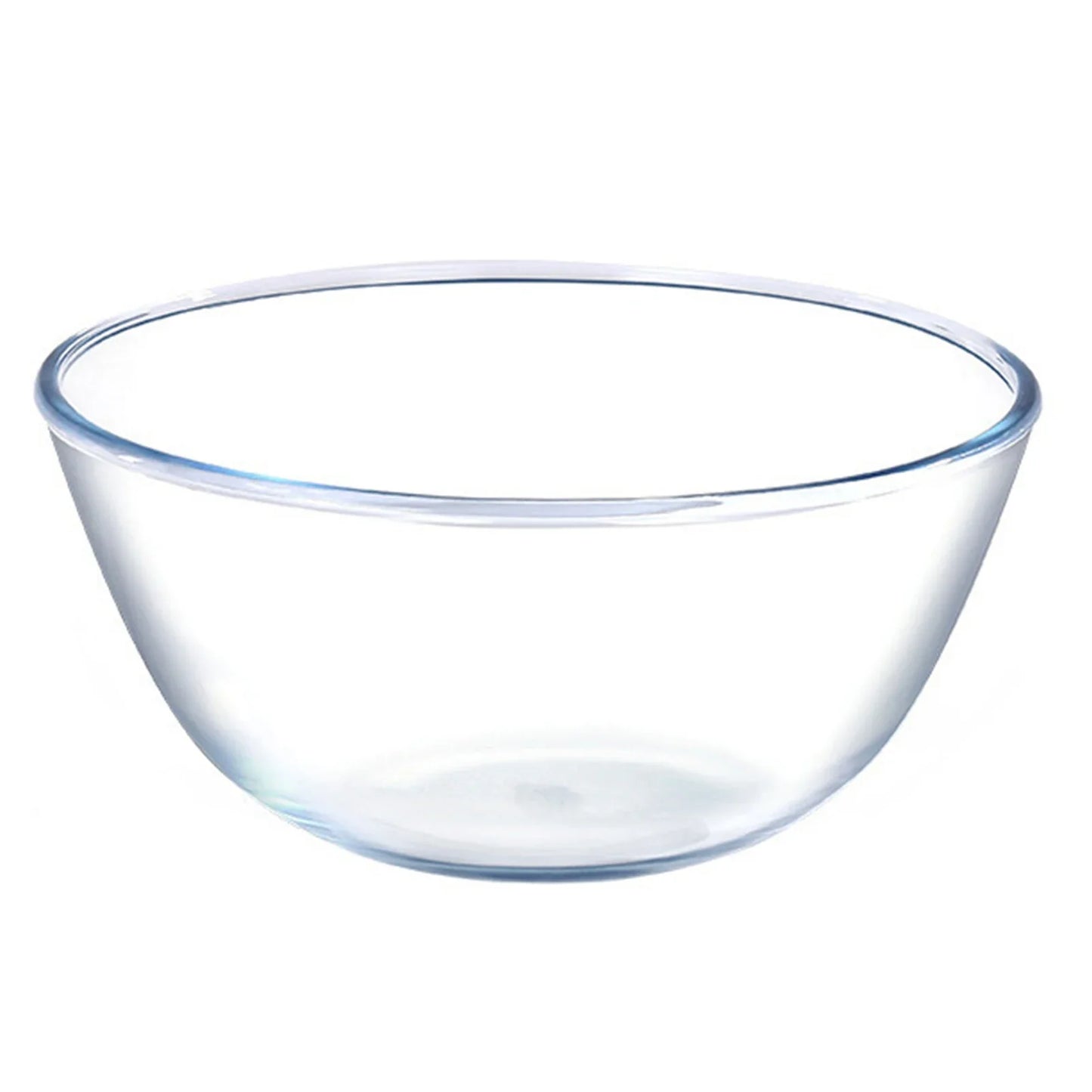Clear Thickened Glass Mixing Bowl – Microwave & Dishwasher Safe