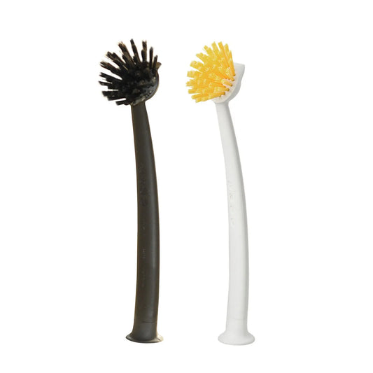 Long Handle Dishwashing Brush with Suction Cup | Kitchen Scrubber Kitchen Cleaning Brush Peaceful Pleasures Health and Wellness