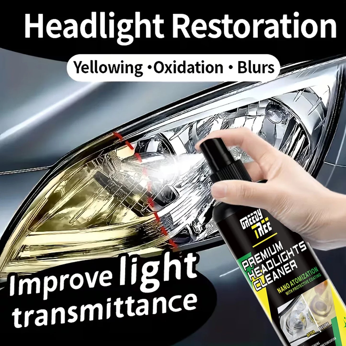 Headlight Restoration Kit – Ceramic Coating & Clarity Restore