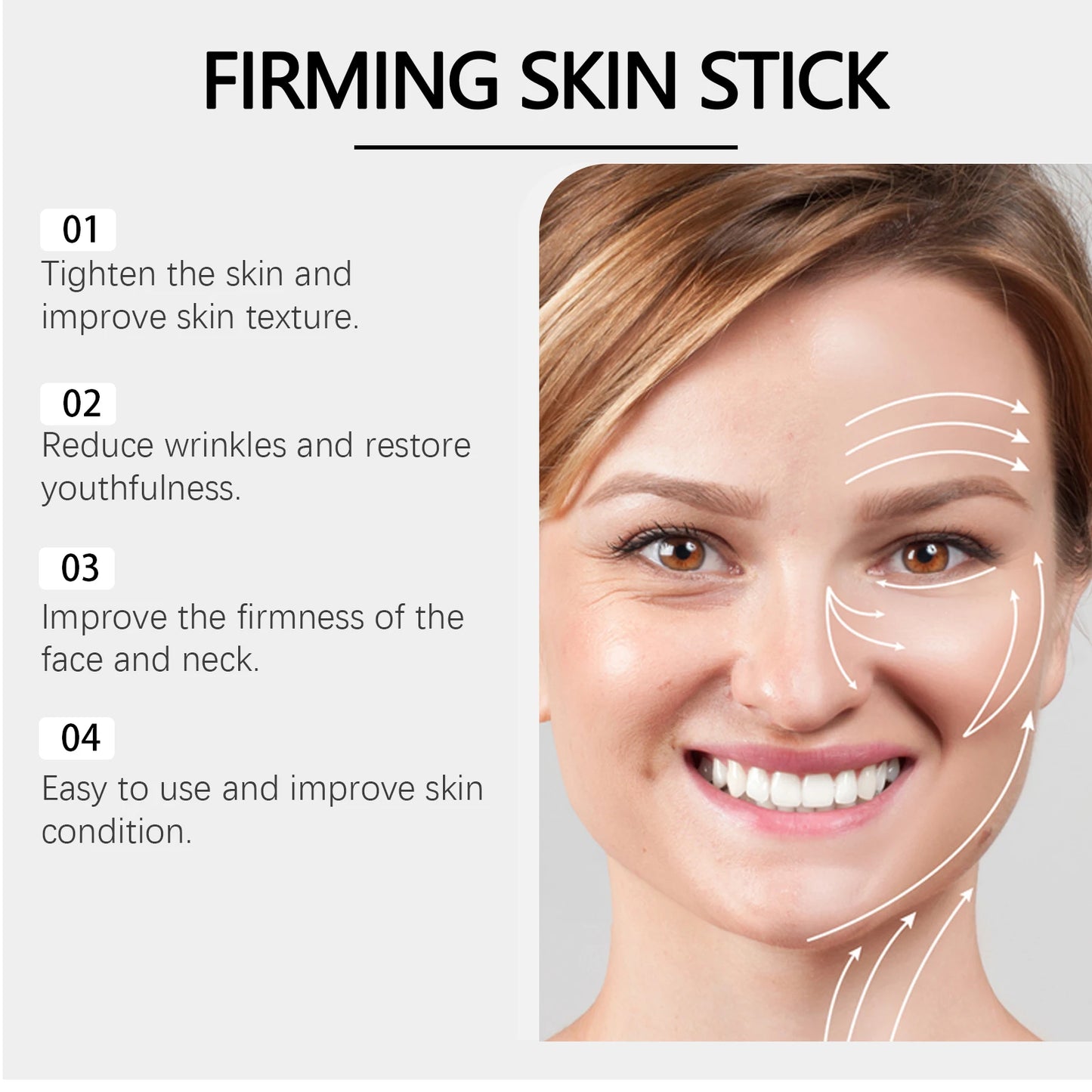 Retinol Face Stick Reduce Fine Lines Firming Lifting Anti Aging Neck Cream for Moisturizer Improve Sagging Brighten Skin Product Peaceful Pleasures Health and Wellness