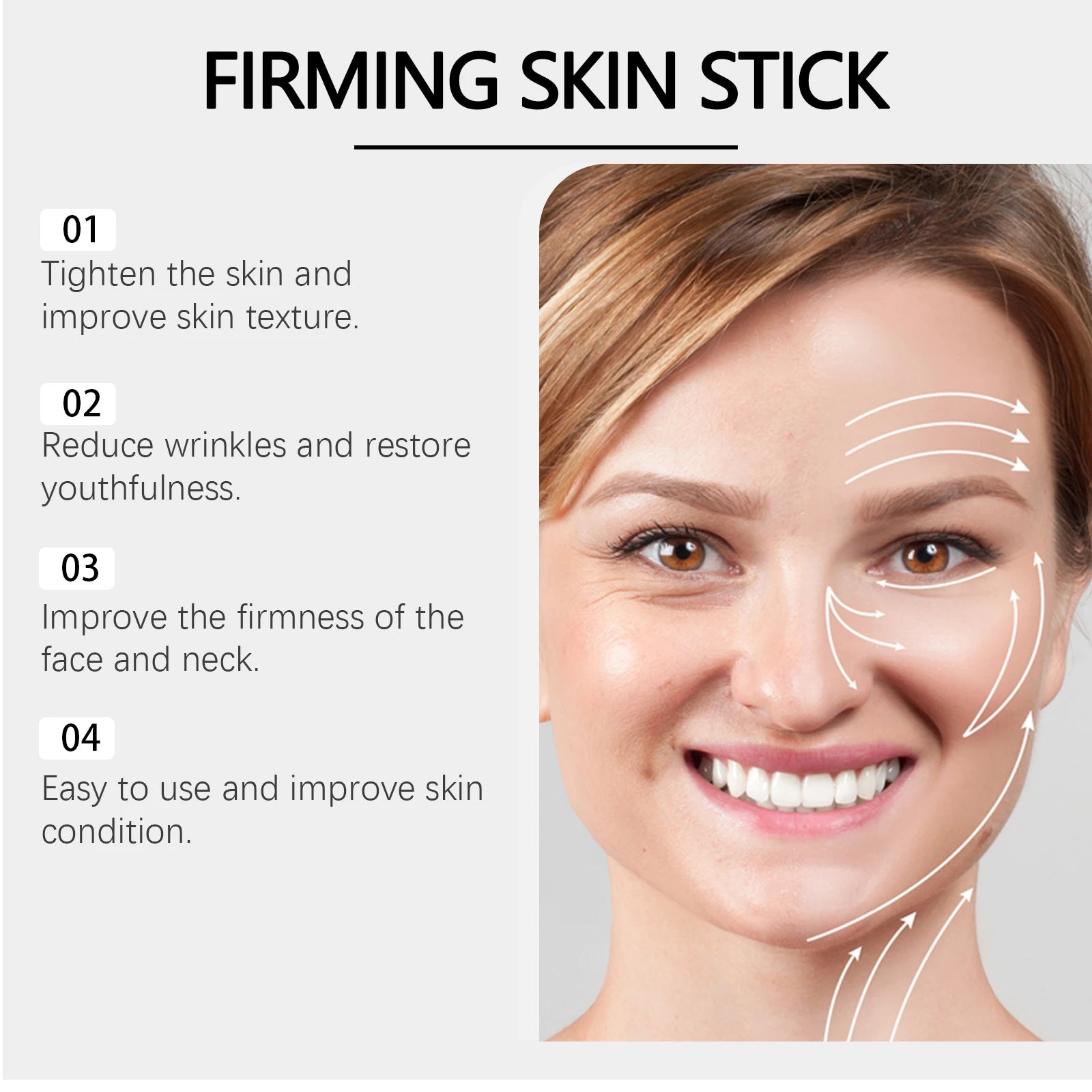 Retinol Face Stick Reduce Fine Lines Firming Lifting Anti Aging Neck Cream for Moisturizer Improve Sagging Brighten Skin Product Peaceful Pleasures Health and Wellness