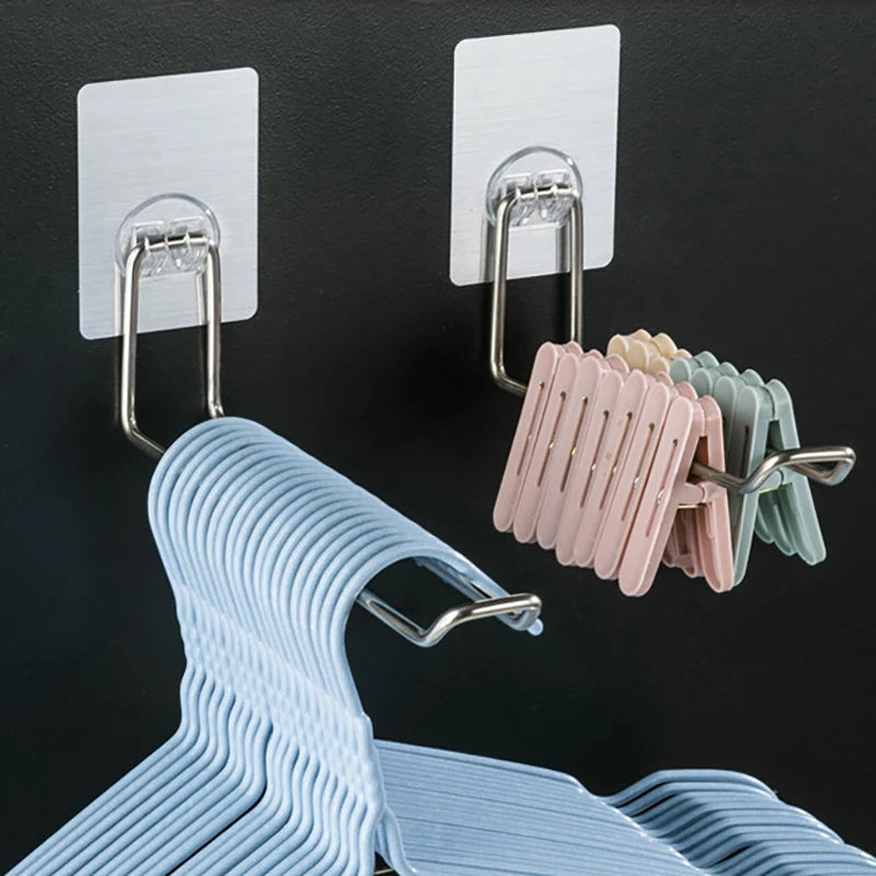 Folding Over-Door Clothes Drying Rack – Aluminum, Retractable Rod