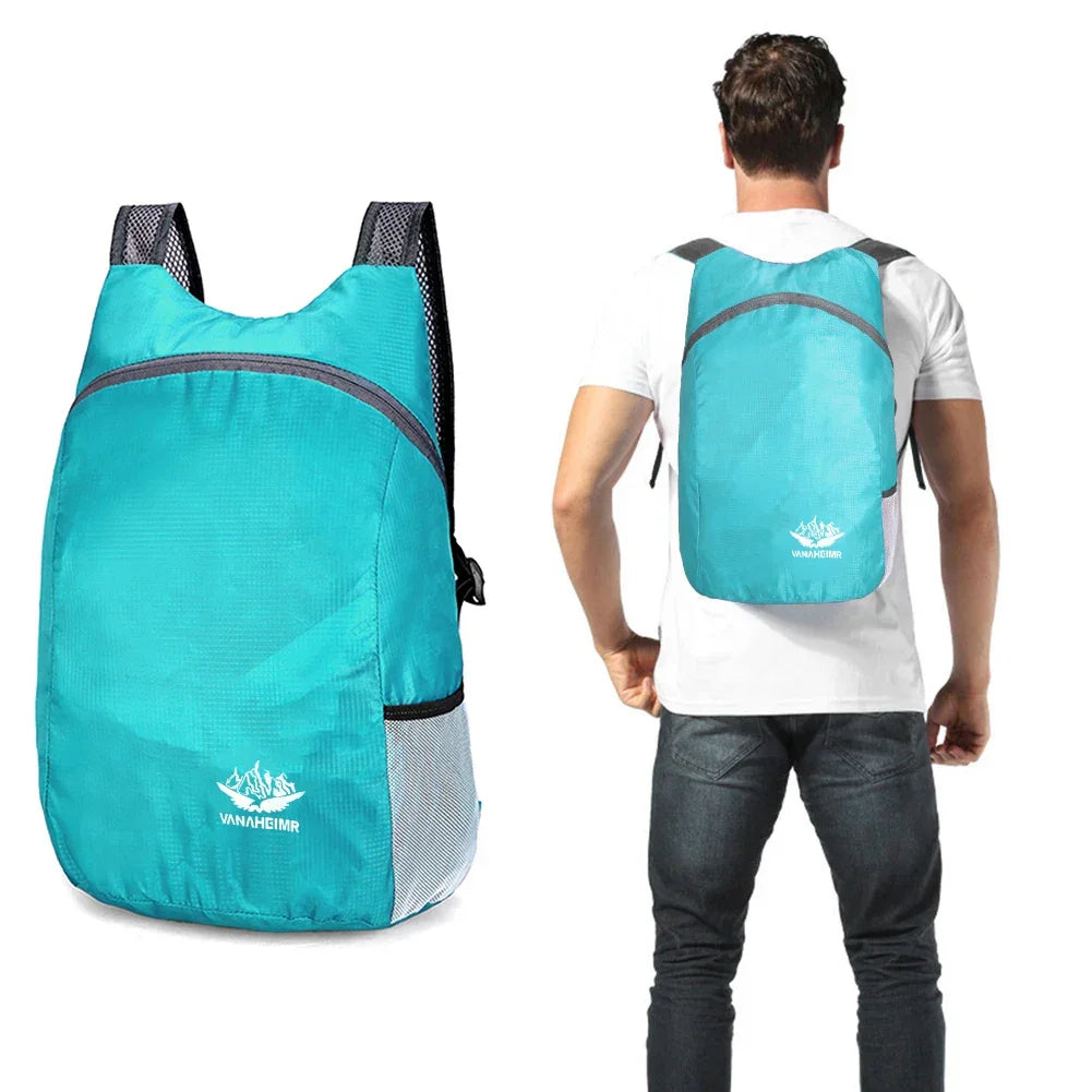 Foldable Waterproof Hiking Backpack – Lightweight Daypack Peaceful Pleasures Health and Wellness