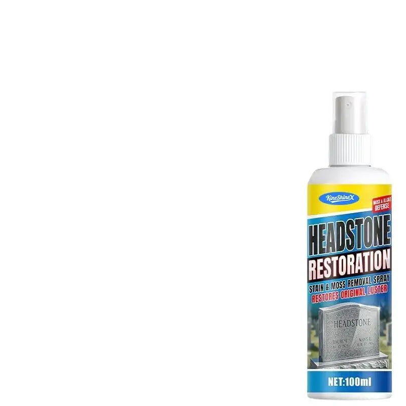 Headstone Restoration Spray – Moss & Stain Remover for Gravestones Stone Restoration Spray Peaceful Pleasures Health and Wellness B