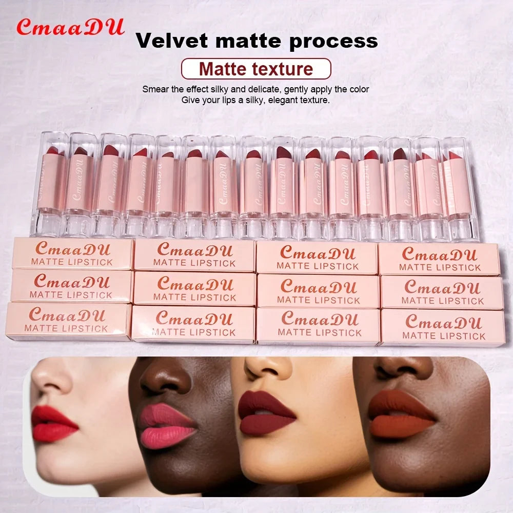 Cmaadu Velvet Matte Lipstick – Waterproof Long-Lasting Lip Gloss