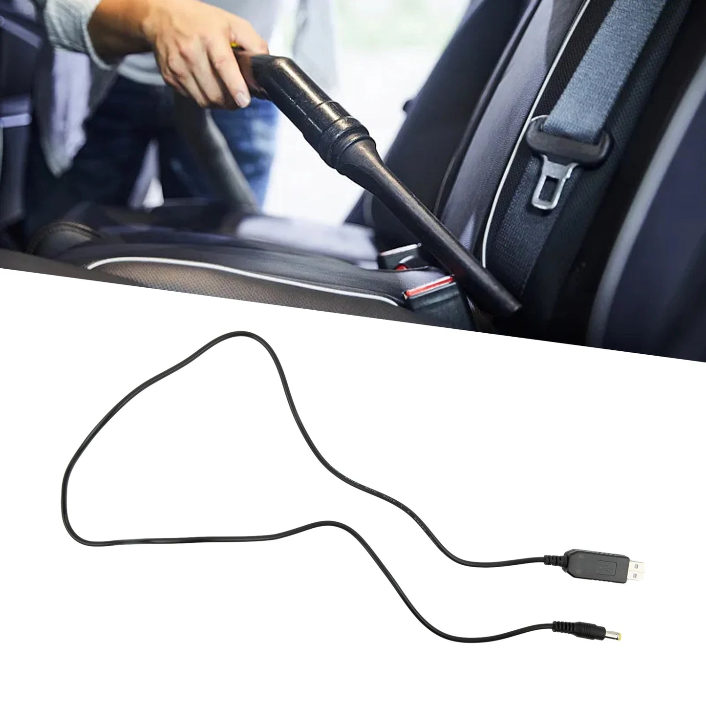 USB Charger Cable Only Car Vacuum Cleaner Charging Wire R6053 Power