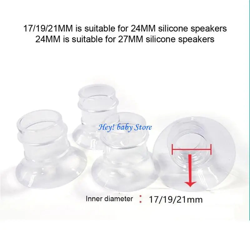 Silicone Breast Pump Flange Inserts | 15–21mm Size Reducer