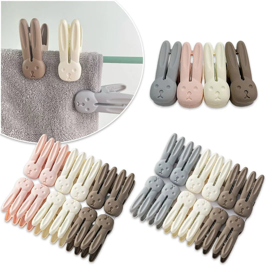 12Pcs Clothes Pins Heavy Duty Clothespins for Laundry, Clothesline Clips Clothes Pegs with No Trace Design, Windproof Clips Peaceful Pleasures Health and Wellness