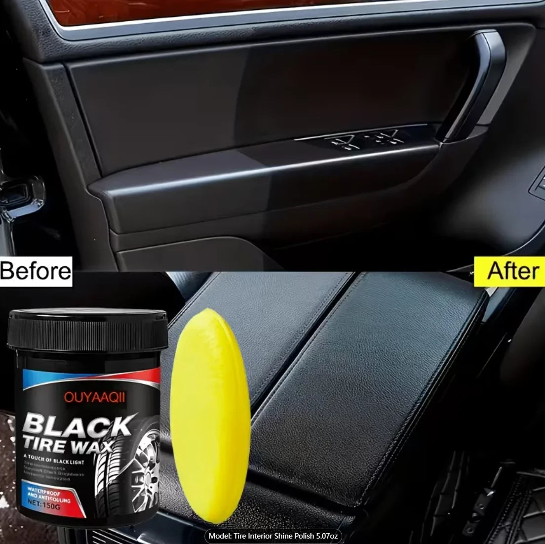 Car Interior & Tire Restoration Paste – Polish & Protect