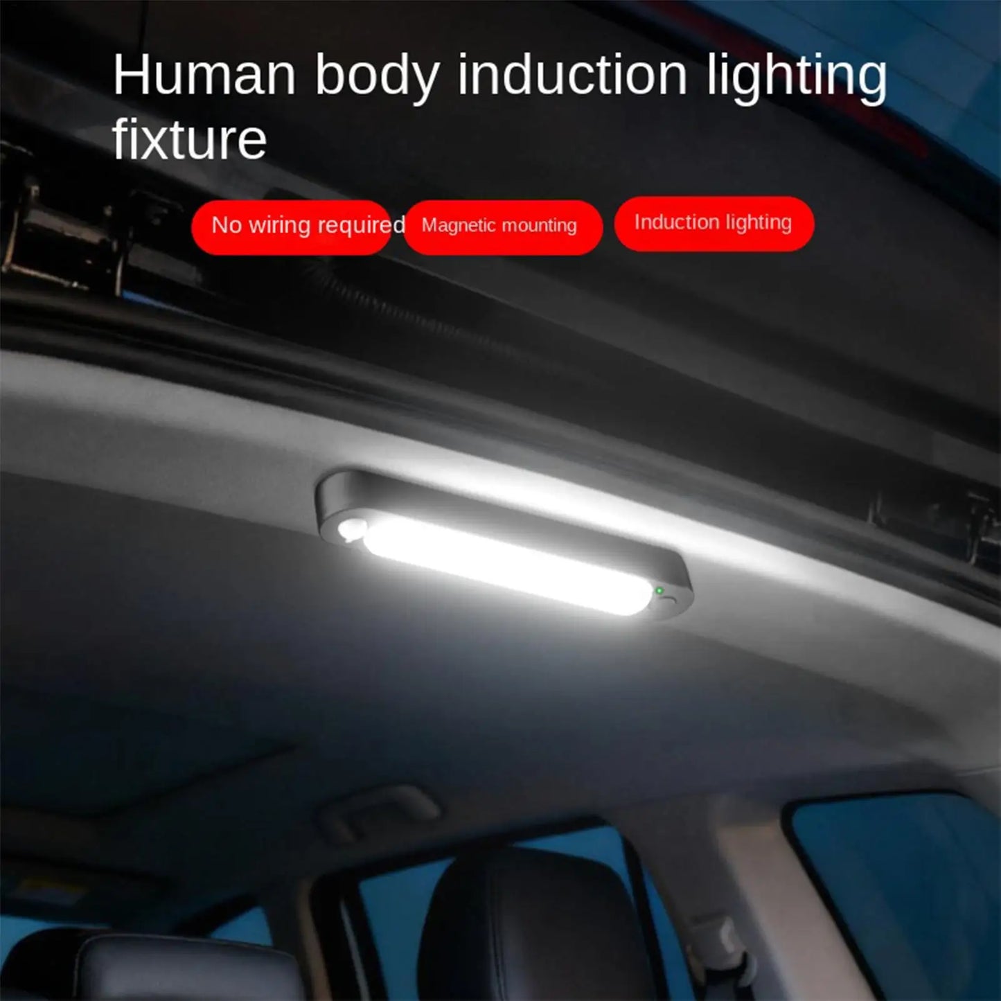 Magnetic LED Car Trunk Light Motion Sensor Cargo Lamp for RV Camper Van Truck Sedan Vehicle Outdoor Roadside ﻿ Peaceful Pleasures Health and Wellness