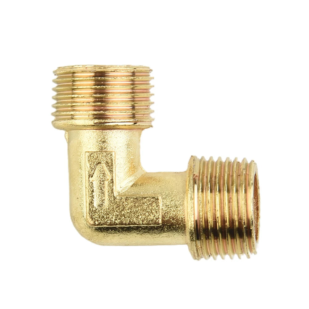 Air Compressor Fittings Brass 90 Degree Male Thread Check Valve Elbow