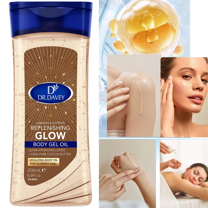 DR.DAVEY 200ml Replenishing Glow Body Gel Oil | Moisturizer