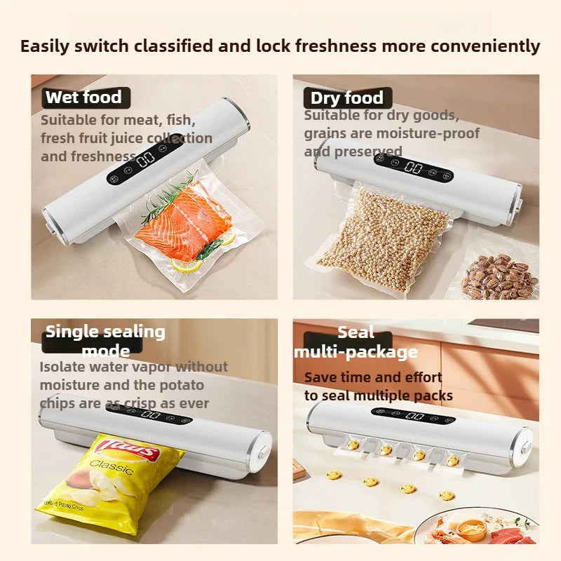 GUOHE Vacuum Sealer Machine – 30cm Food Sealing, 120W