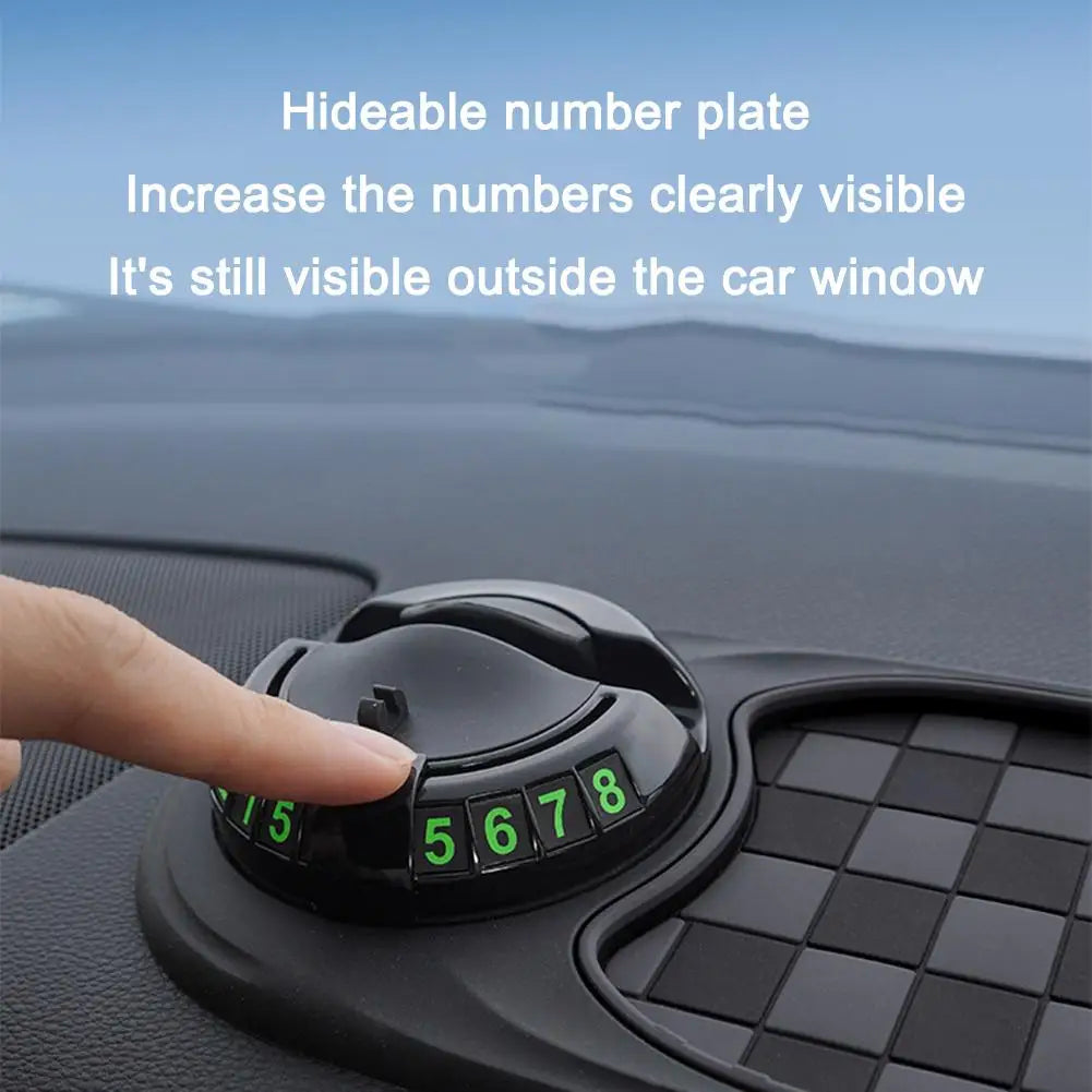 Rotatable Car Dashboard Anti-Slip Mat & Phone Holder