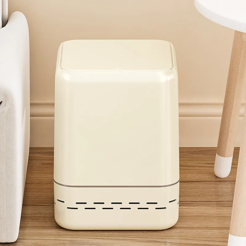 Premium Multi-Function Large Capacity Press-Lid Trash Can with Elegant Design for Kitchen & Bathroom - Space-Saving Storage Bin Peaceful Pleasures Health and Wellness