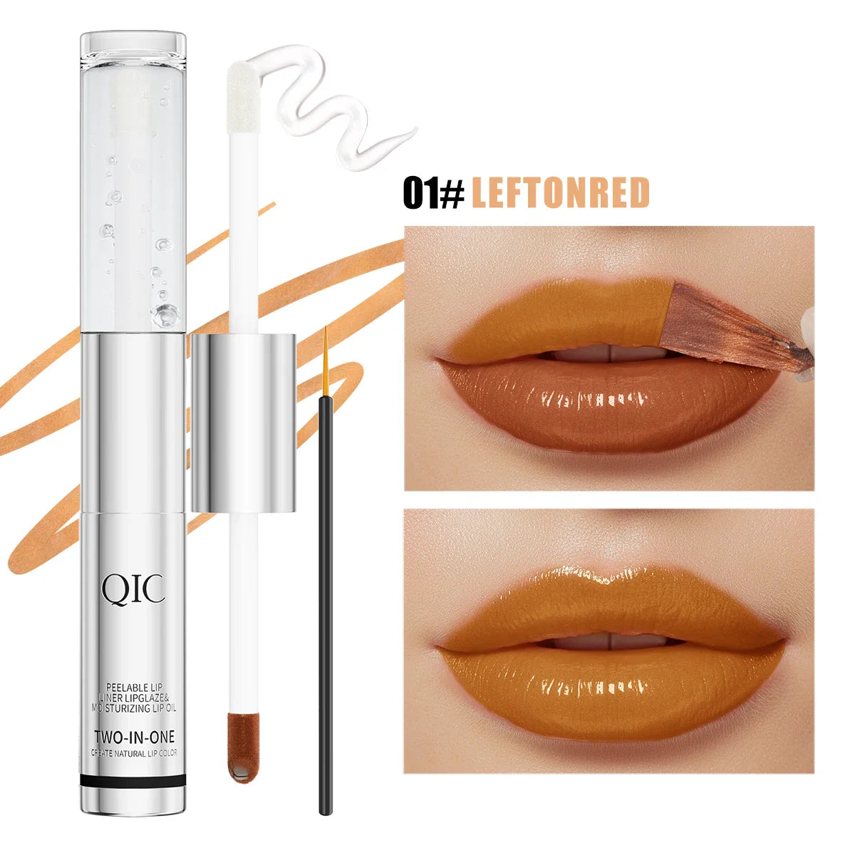 QIC Peel-Off Lip Tint | Waterproof Matte Long-Lasting Lip Stain