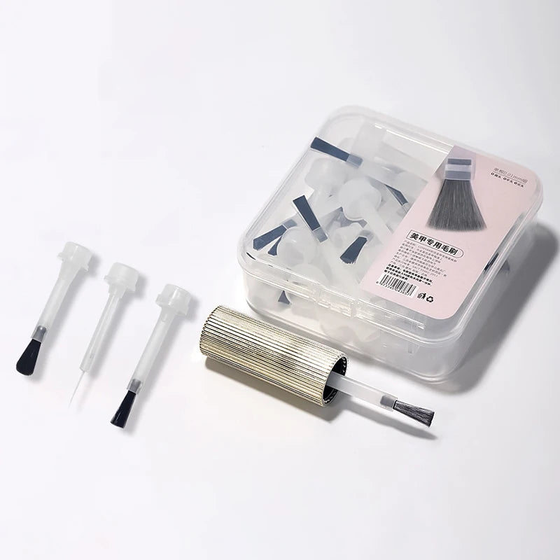 Nail Polish Replacement Brushes Gel Polish Replacement Brushes For Professional Salon Or Home Use Manicure Applicators Tools Peaceful Pleasures Health and Wellness