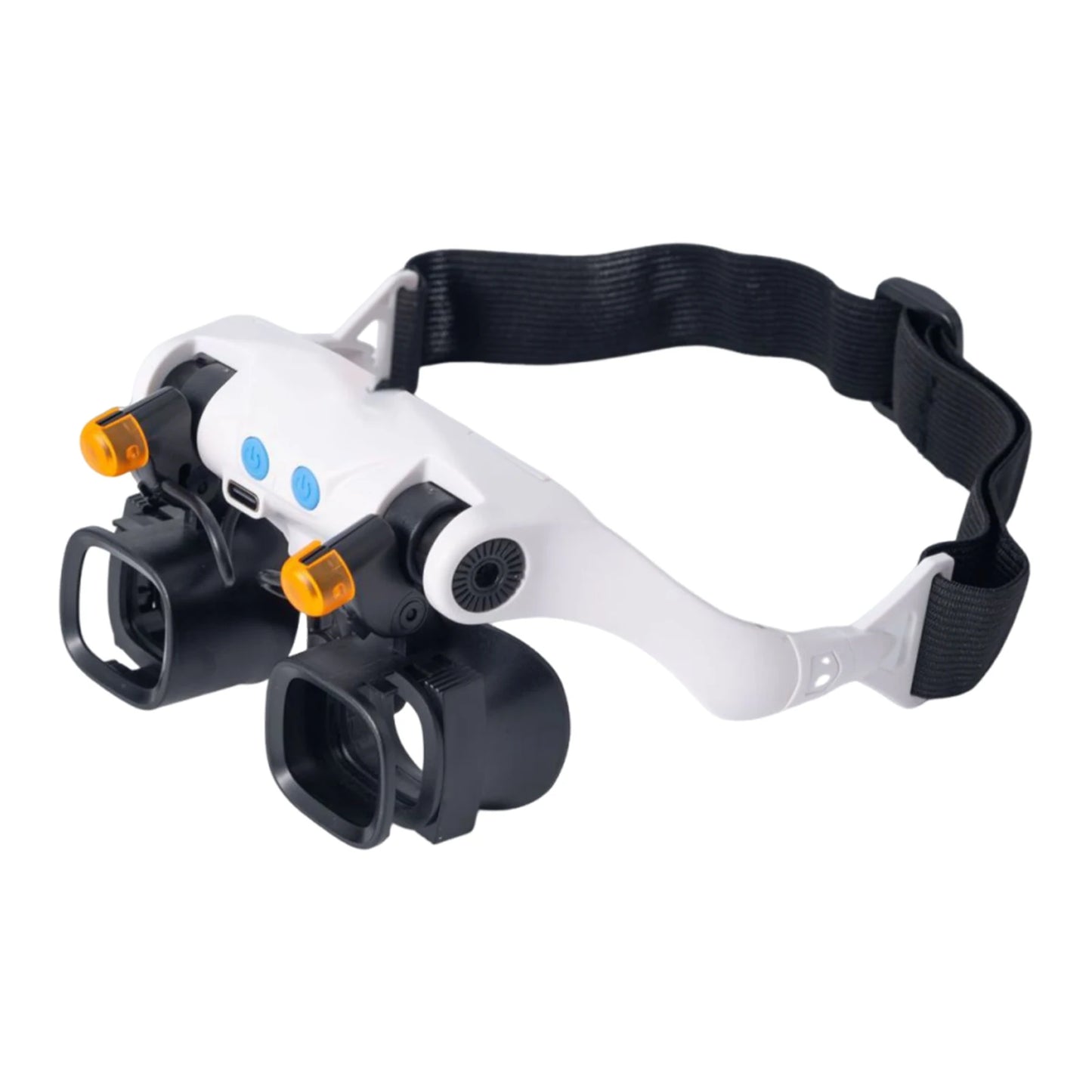 Head-Mounted Magnifier with LED & Interchangeable Lens Professional Magnification Glasses For Mechanical & Jewelry Appraisal Peaceful Pleasures Health and Wellness