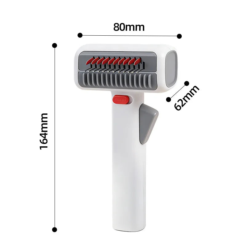 Dual-Function Pet Grooming Comb – Detangling for Cats & Dogs Pet Grooming Comb Peaceful Pleasures Health and Wellness WHITE