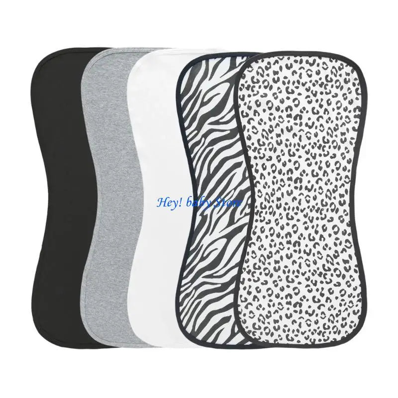 Baby Burp Cloths – Soft Cotton Drool Bibs & Shoulder Pads