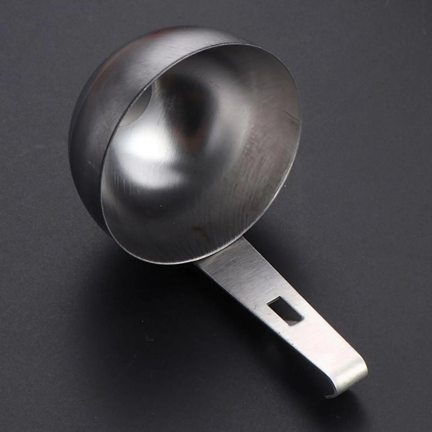 Stainless Steel Poached Egg Spoon with Hook | Kitchen Poacher