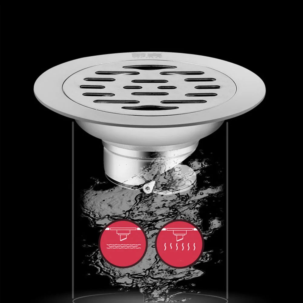 Stainless Steel Anti-Odor Floor Drain Shower Strainer 10cm