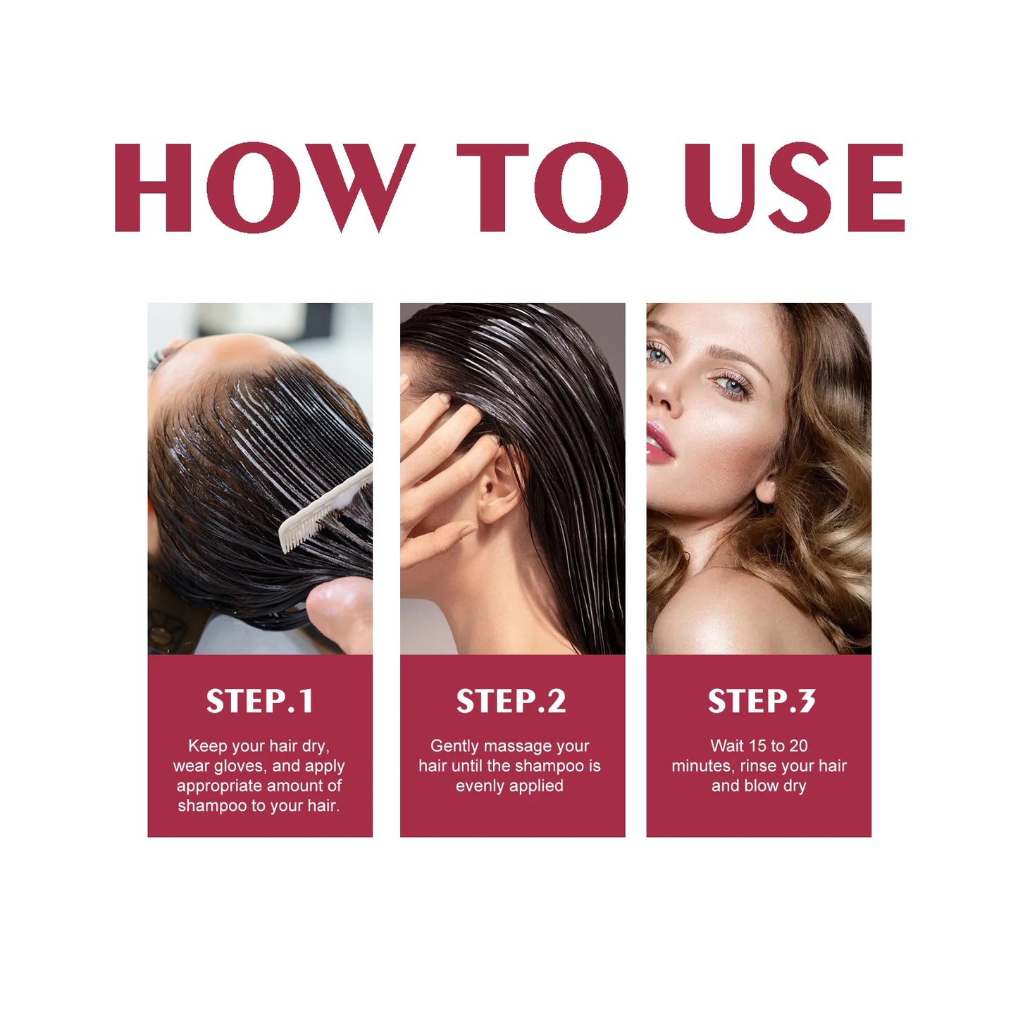 Black Hair Dye Shampoo (Silver Gray) Gentle and Non-Irritating, Moisturizes Scalp, Easy Color Change Hair Shampoo Peaceful Pleasures Health and Wellness