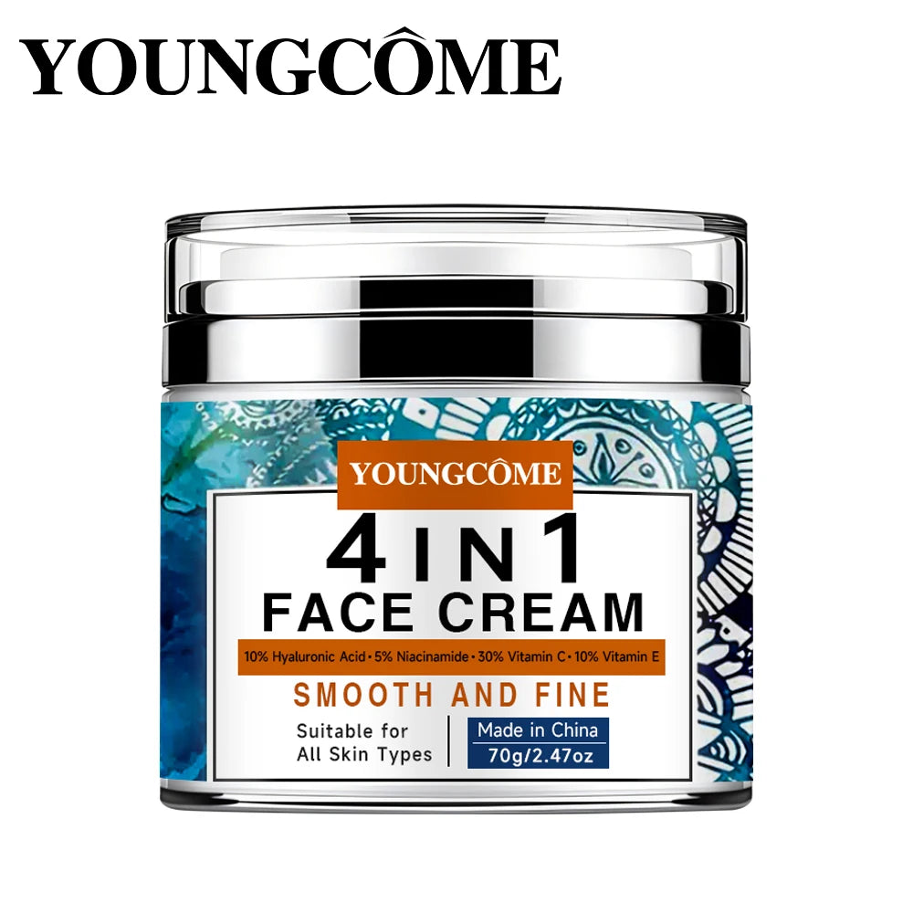 YOUNGCOME 4-in-1 Retinol Face Cream – Anti-Aging & Moisturizing Anti-Aging Face Cream Peaceful Pleasures Health and Wellness