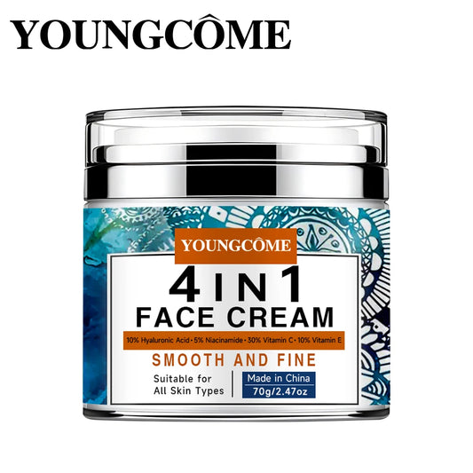 YOUNGCOME 4-in-1 Retinol Face Cream – Anti-Aging & Moisturizing Anti-Aging Face Cream Peaceful Pleasures Health and Wellness