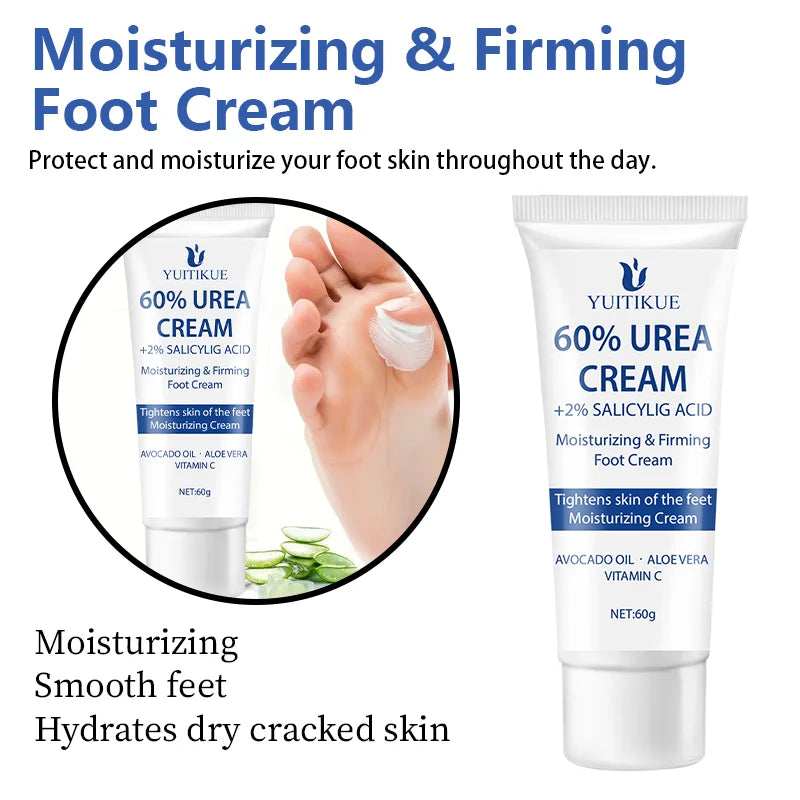 YUITIKUE 60% Urea Foot Cream – Salicylic Acid & Vitamin C 60g